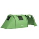 image 1 of Outsunny 2 Room Camping Family Tent for 3-4 Man, 3000mm Waterproof, Green
