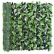 image 8 of Outsunny Artificial Leaf Hedge Screen Privacy Fence Panel for Garden 3Mx1M