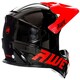 image 3 of AWEBlast BMX/Downhill/Full Face/Enduro Bike Helmet Black Red Large 58-60cm Black | L