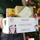 image 3 of Personalised Christmas White Wooden Crate | White | ONE SIZE