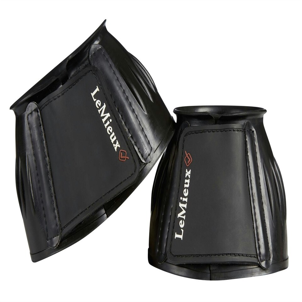 image 1 of LeMieux Rubber Bell Boots Black | X-Large