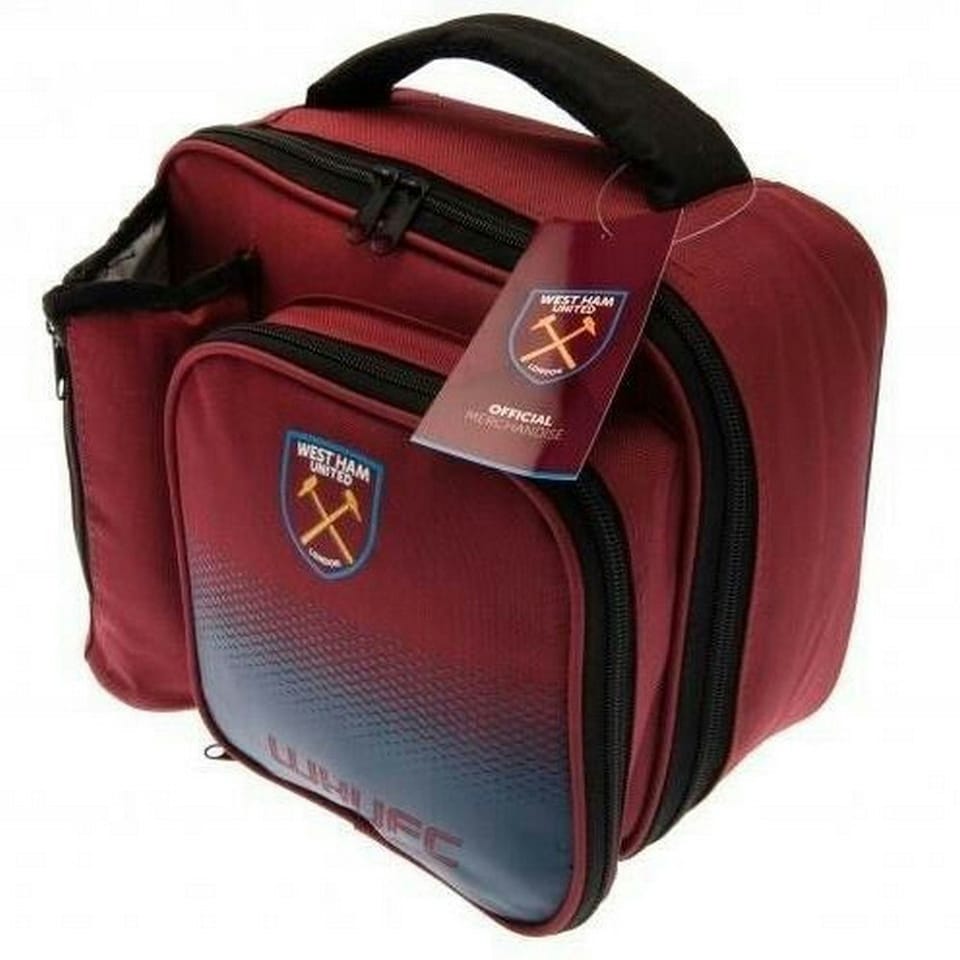 image 1 of West Ham United FC Fade Lunch Bag - Burgundy - One Size (UTSG17748)