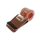 image 1 of Rose Gold Metal Pen Holder Clip for Notebooks and Clipboards