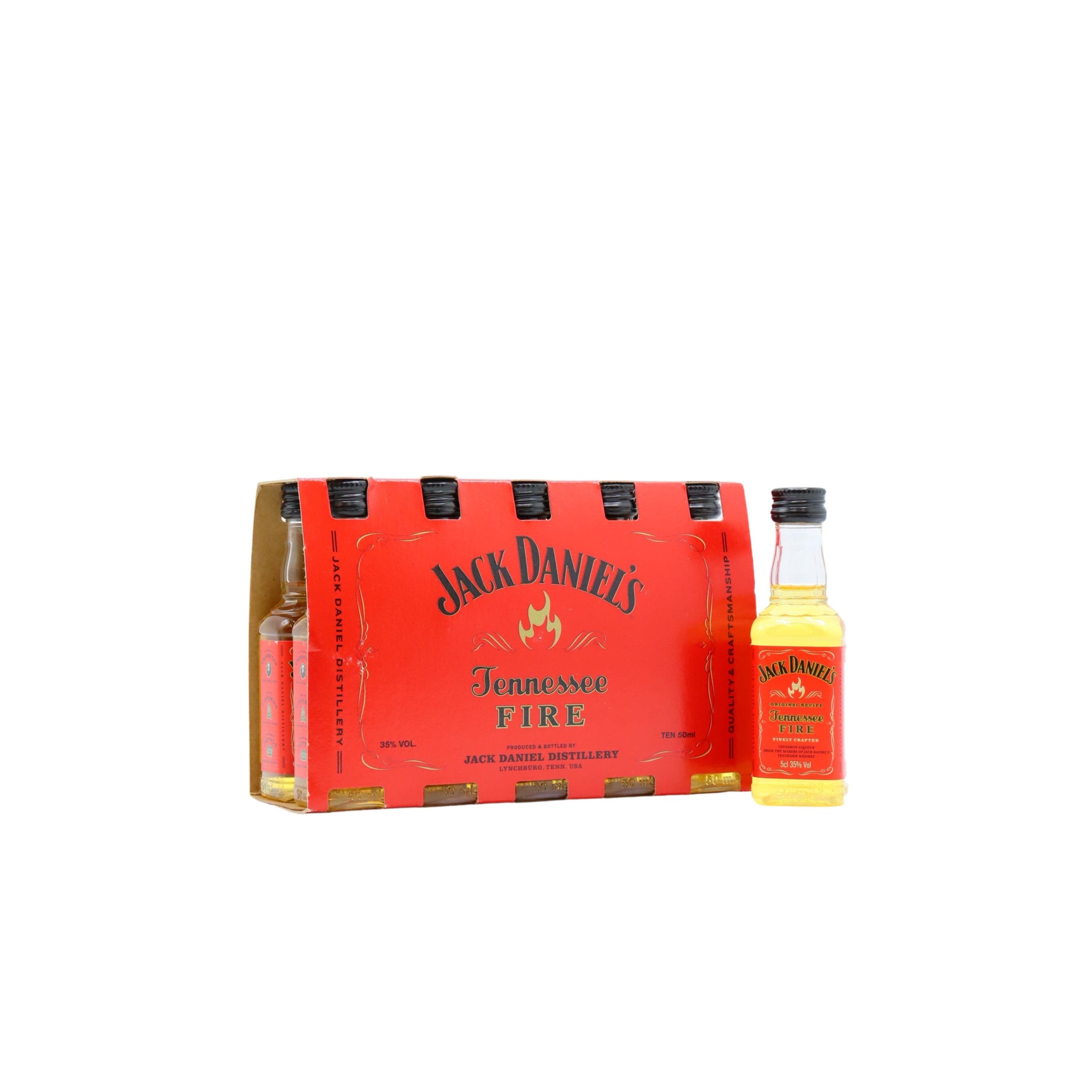 Jack Daniel's - Tennessee Fire Whiskey Liqueur Miniatures (10 x