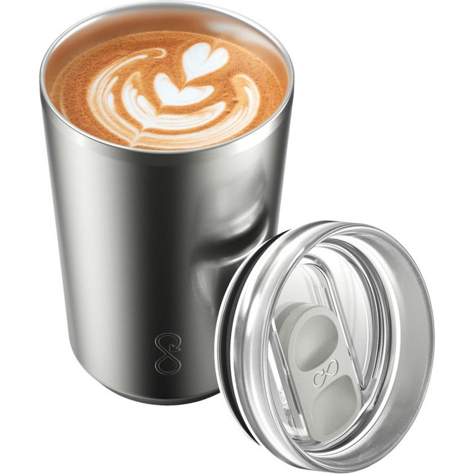 image 1 of Ocean Bottle Insulated 350ml Tumbler - Silver - One Size Silver