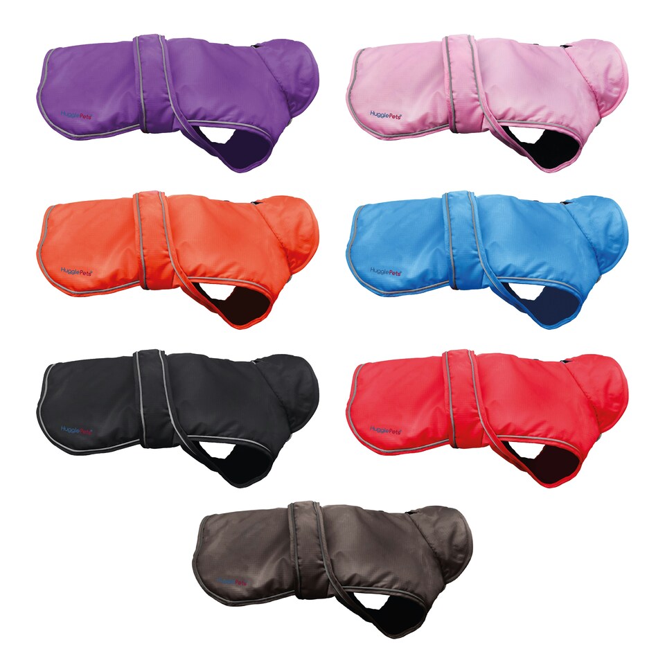 image 1 of HugglePets Arctic Armour Dog Coat | Orange | M