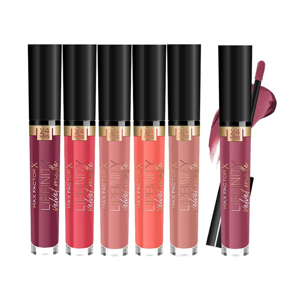 image 1 of Max Factor Lipfinity Velvet Matte 24Hr Lipstick - 085 Cashmere Nude