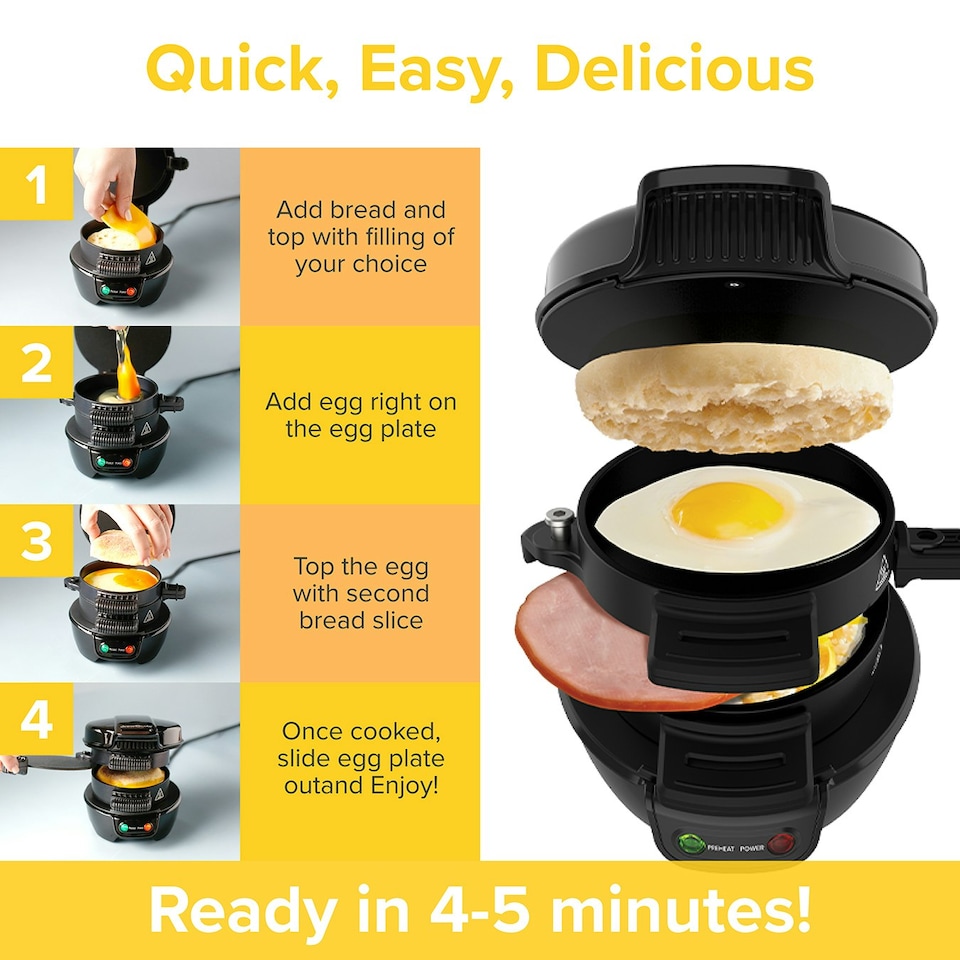 image 1 of Breakfast Sandwich Maker by Drew&Cole