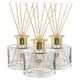 image 1 of Nicola Spring Glass Reed Diffusers - 200ml - Lemongrass - Pack of 3