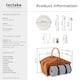 image 6 of Picnic basket Usedom for 4 people, with cooler compartment and accessories