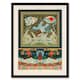 image 1 of Albert Racinet Framed Wall Art Print Chinese Patterns with Birds Home Décor
