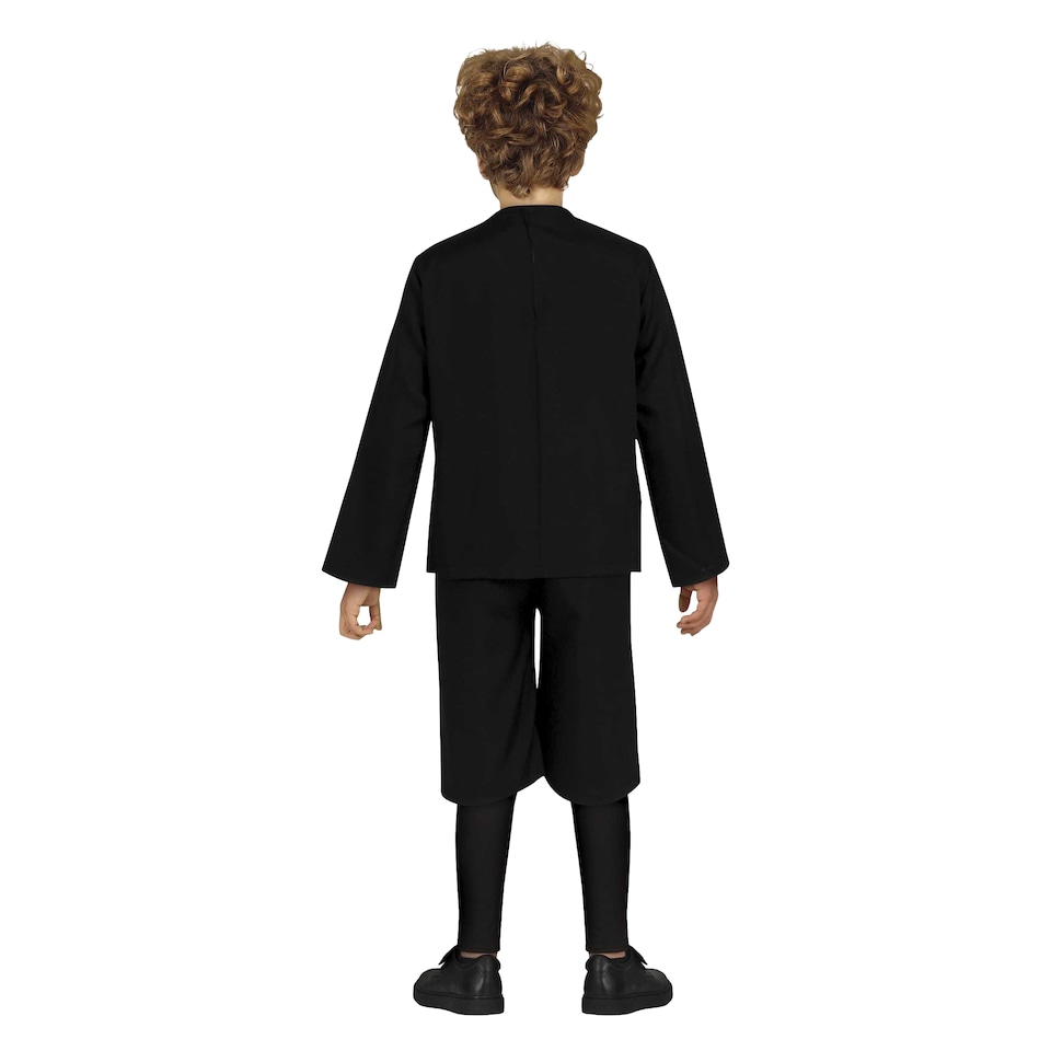 image 1 of Fiestas Guirca Boys Ghost Costume Set | Black | Black/White | 5-6 years | 1