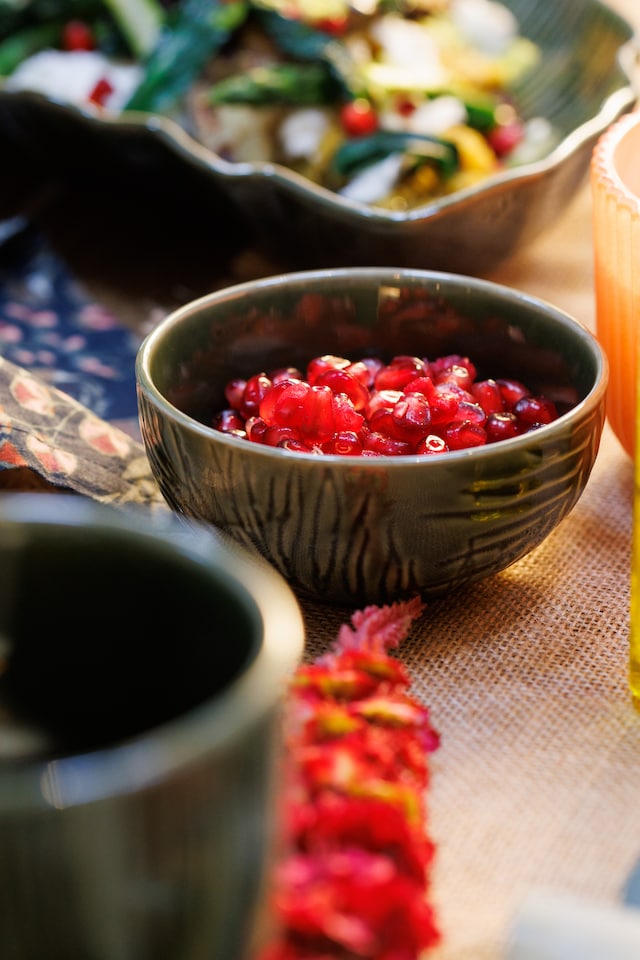 image 1 of Mikasa Dip Bowl Set Green Stoneware 10cm Set of 4 | Green