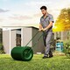 image 8 of Outsunny 63 L Lawn Roller Large Heavy Duty Metal Sand or Water Filled