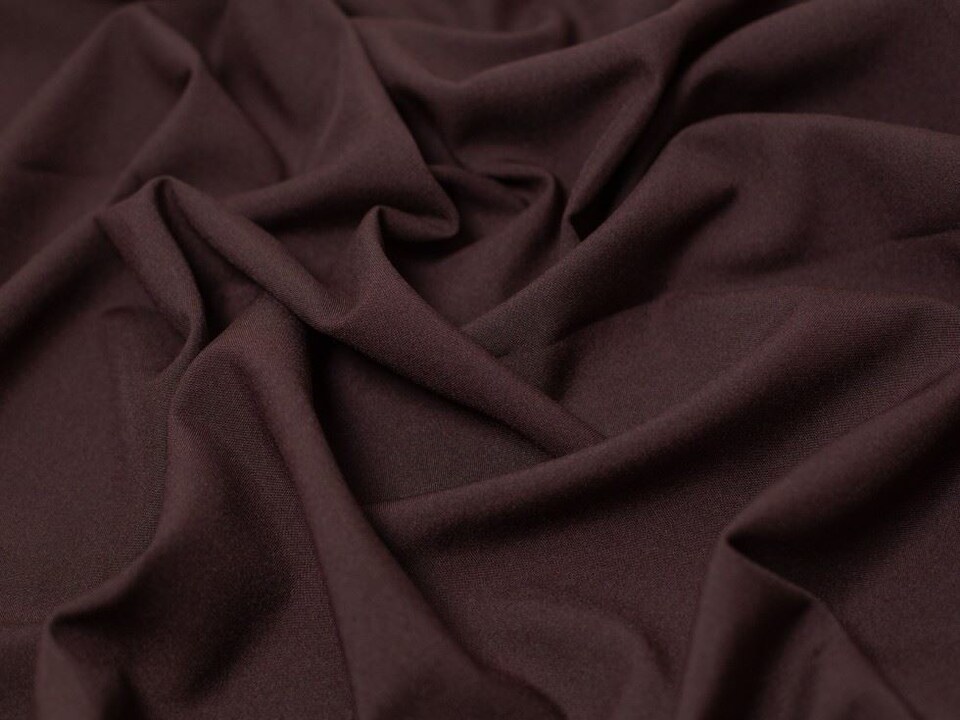 Minerva Core Range Brown Polyester Suiting Fabric for Dressmaking, 145cm / 57" Wide - per metre