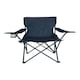 image 2 of Mountain Warehouse Folding Chair with Carry Strap Camping Outdoor Furniture Blue | Navy