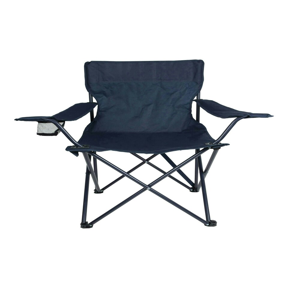 image 1 of Mountain Warehouse Folding Chair with Carry Strap Camping Outdoor Furniture Blue | Navy