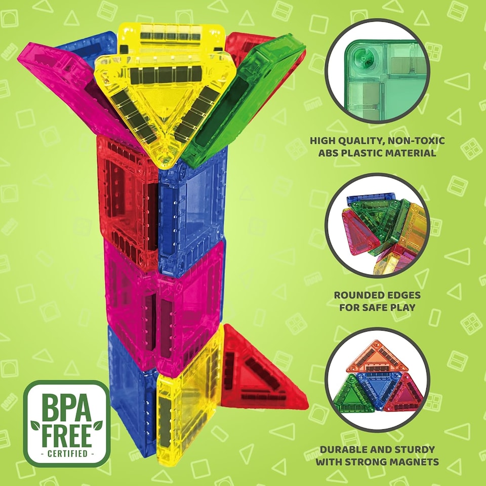 image 1 of Science Kidz Micro Tiles Travel Set