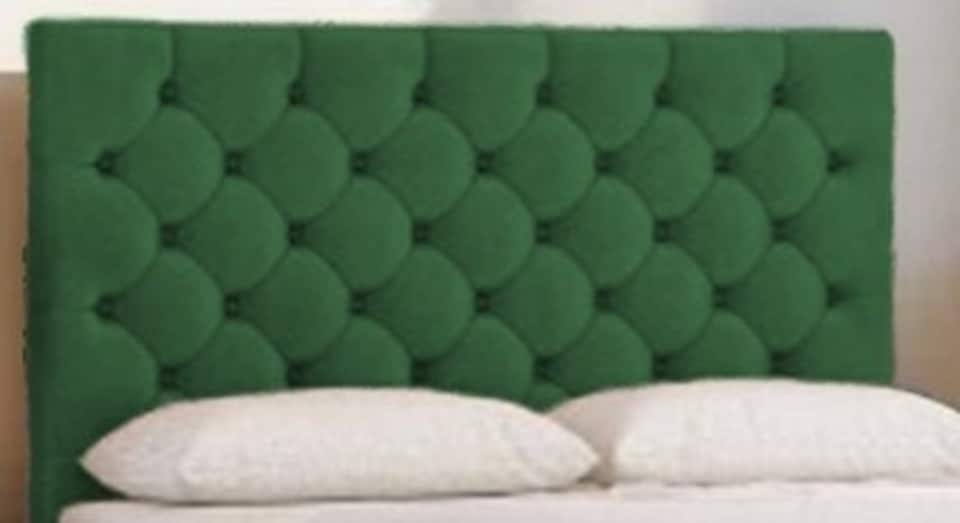 image 1 of Athens Plush Bed Set With Mattress, 2 Drawers Same Side & 24"Headboard
