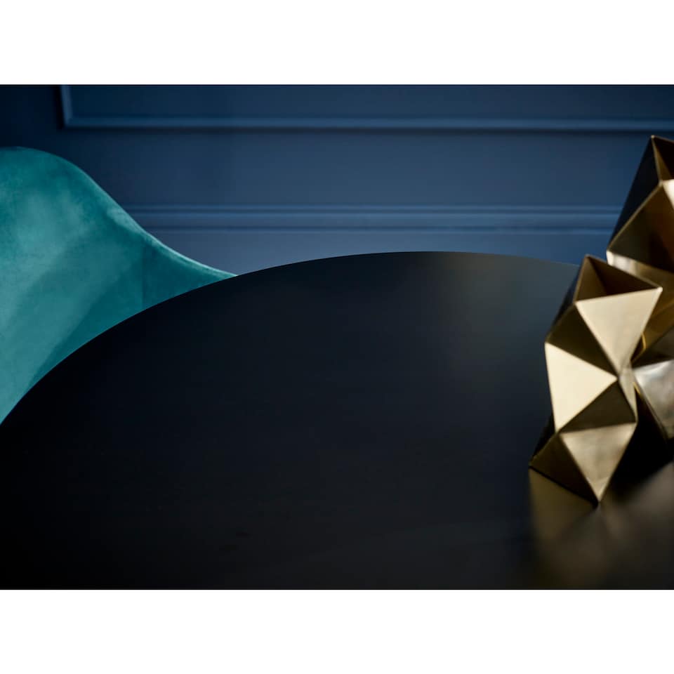 image 1 of Nero 80cm Round Table - Black