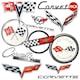 image 1 of Chevrolet Chevrolet Chevrolet Corvette Branding  Deluxe Stickers Variety Pack Stickers (Pack Of 50) - Multicoloured - One Size