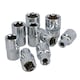 image 5 of 1/2" Drive Star Torx Shallow Female E Sockets E10 - E24 9pc Set