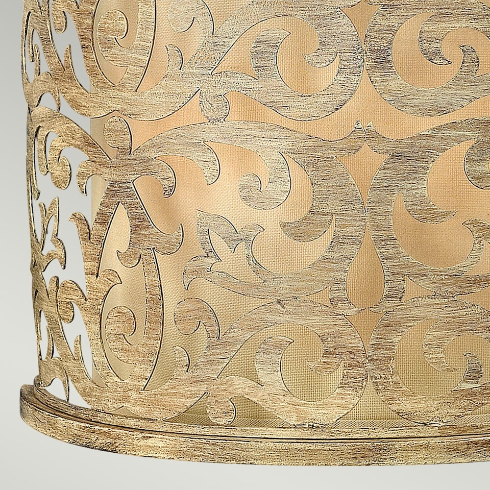 image 1 of Carabel 2 Light Indoor Wall Light Brushed Champagne, E14