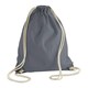 image 2 of Westford Mill Earthware Organic Gymsac (13 Litres) - Graphite - One Size Grey | One Size