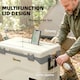 image 7 of Outsunny 42.5L Compressor Car Fridge Freezer, Camping Refrigerator | Brown | Green, Black | 72.6 x 42.2 x 50 cm
