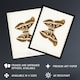 image 2 of Ailanthus Silkmoth Vintage Illustration Denton Huge Wall Art Print 18X24 In