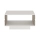 image 2 of Chelsea Living Small Designer Coffee Table in White with a Truffle Oak Trim
