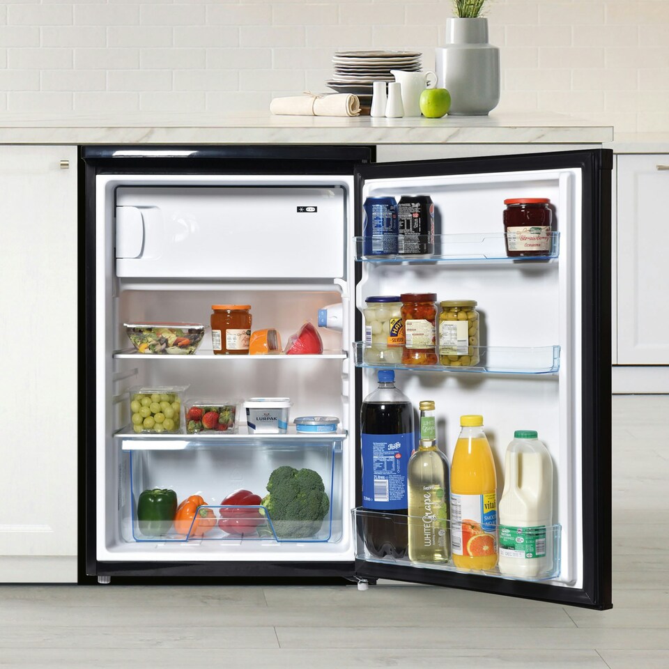 image 1 of Statesman R155B Under Counter Fridge with 4* Ice Box, 97 Litre, Black