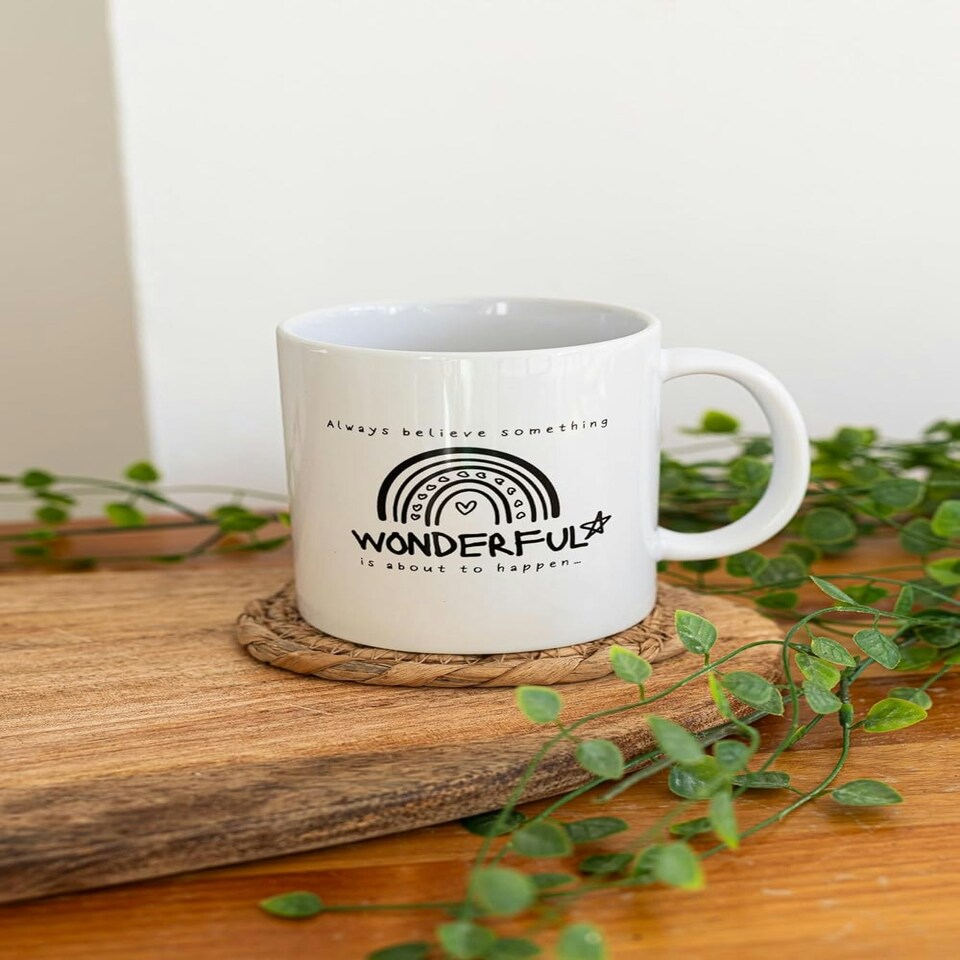 image 1 of Marco Paul Set of 4 Motivational Mugs White