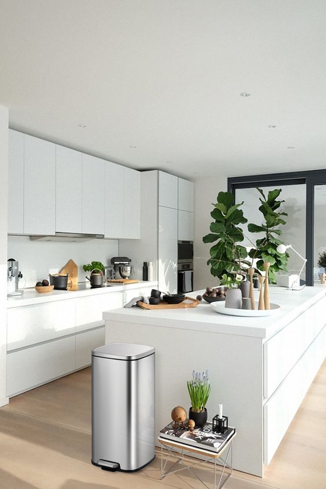 image 1 of Stella Pedal Bin 30L | Silver | Stainless Steel | 30L