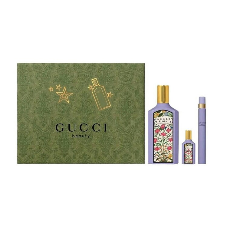 Gucci Flora Gorgeous Magnolia Eau De Parfum 100Ml Gift Set