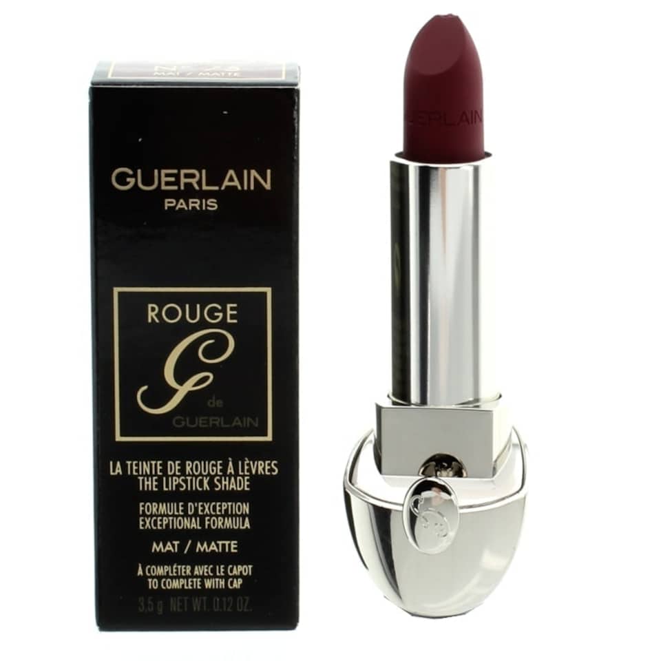 image 1 of Guerlain Rouge G Lipstick Shade Matte No 75 Plum N/A