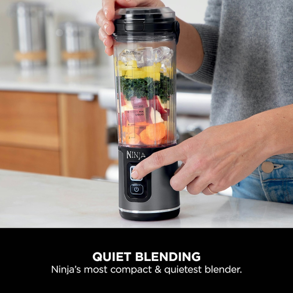 image 1 of Ninja Blast BC151UKBK Cordless Portable Blender Black Black