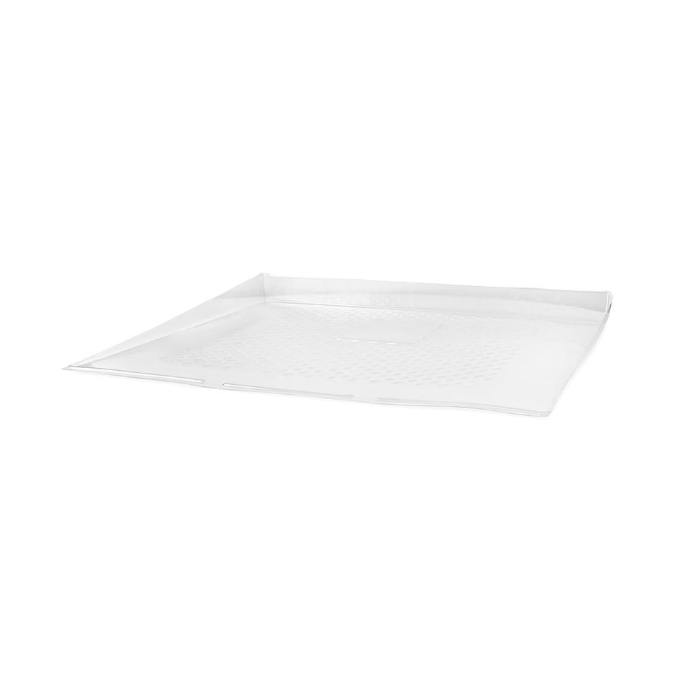 image 1 of Nedis Universal White Plastic Water Drip Tray Accessory for Washing Machine, Tumble Dryer, Dishwasher, Fridge, Freezer (55.6 x 53cm)