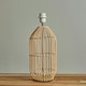 image 2 of ValueLights Contemporary Large Natural Rattan Cylinder Table Lamp Base