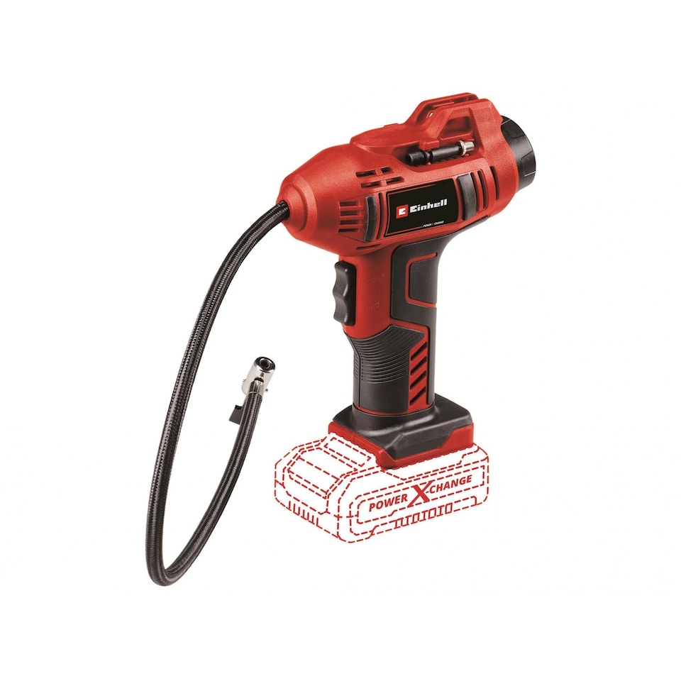 image 1 of Einhell Ce-cc 18 Li-solo Power X-change Car Air Compressor 18v Bare Unit | Multi | Multi Colour | 1
