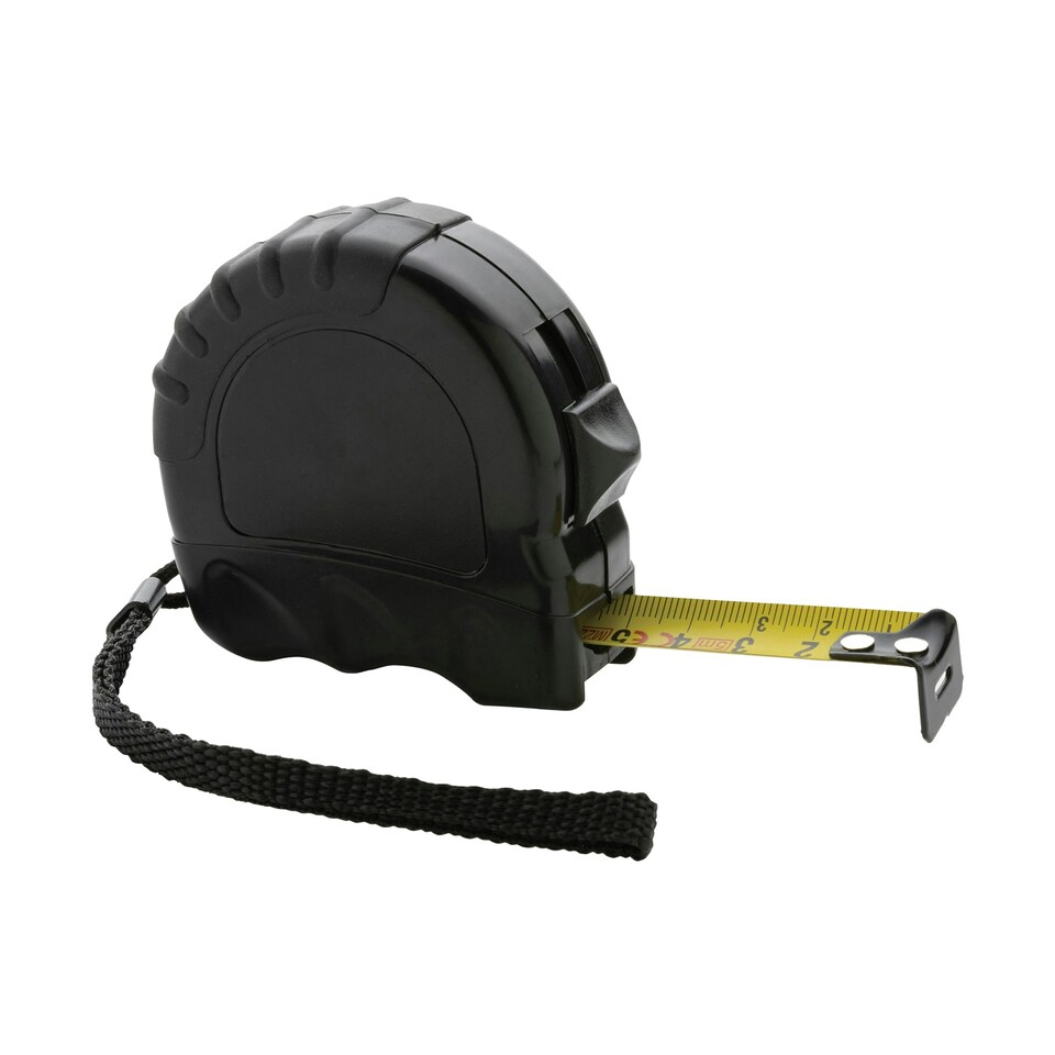 image 1 of XD Collection Recycled Plastic Tape Measure - Black - 5m x 19mm