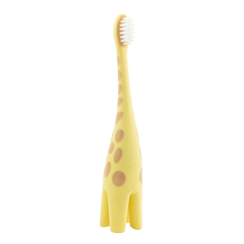 Dr Brown's Infant-To-Toddler Toothbrush Giraffe Design 0 - 3m