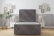image 1 of Sloomy Watson Slate Naples Bed Frame With Mattress With 50" Upholstered Headboard 4' Small Double