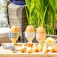 image 7 of Nicola Spring Hand-Printed Egg Cups - 5.5cm - Navy - Pack of 2