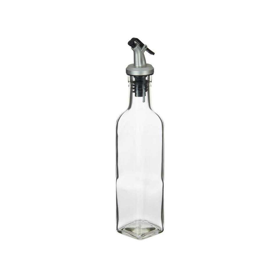 image 1 of Cruet Vivalto YHP-F0421A/DH12 Transparent Glass Steel 250 ml 5 x 24,5 x 5 cm (12 Units) N/A