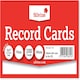 image 1 of Pack of 100 Plain White Record Cards 5x3" (127 x 76mm)