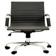 image 2 of Interiors by Premier Brent Black Low Back Home Office Chair