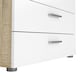 image 9 of Pepe Chest of 4 Drawers in Oak with White High Gloss