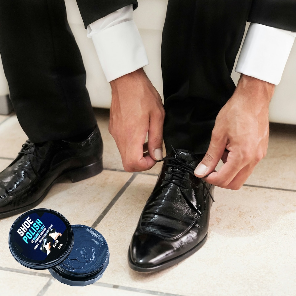 image 1 of Shoe Polish - Premium Leather Polish - Black