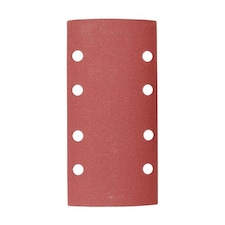 Timco - 1/3 Sanding Sheets - 180 Grit - Red - Punched (Size 93 x 185mm - 5 Pieces)